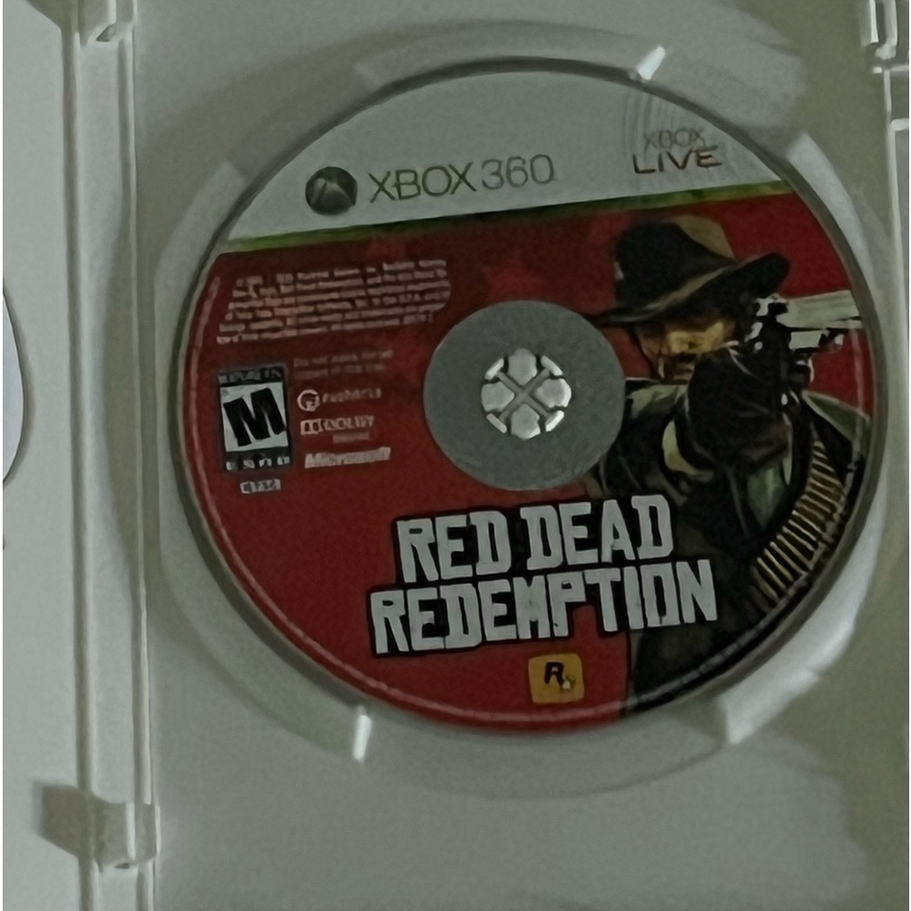 Red dead redemption 1 video game disc for the Xbox 360,compatible with Xbox one